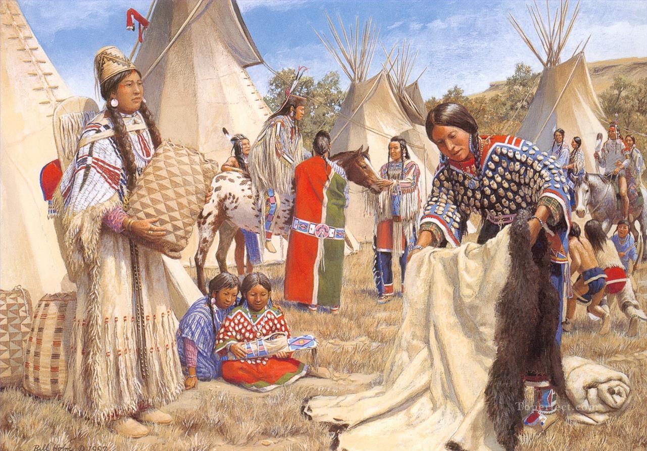 indios americanos occidentales 52 Pintura al óleo